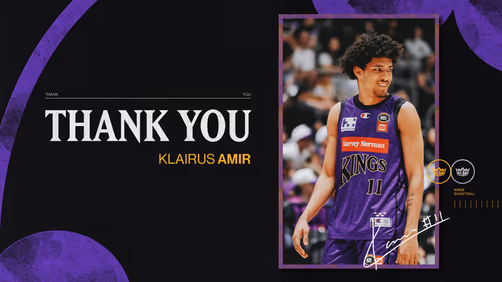 Sydney Kings thank college-bound Klairus Amir