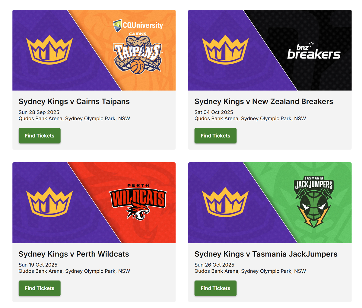 Ticketek Page