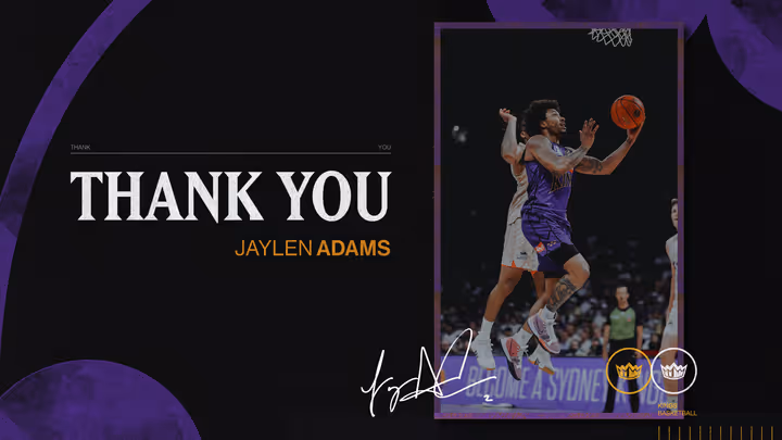 Kings thank NBL champion Jaylen Adams
