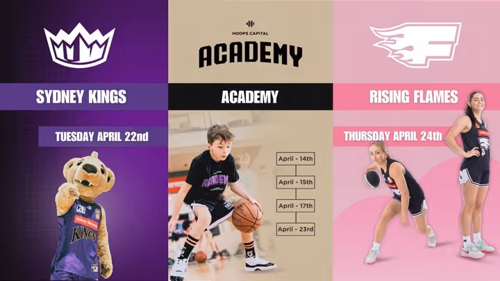 Get involved in Hoops Capital's April school holidays clinics