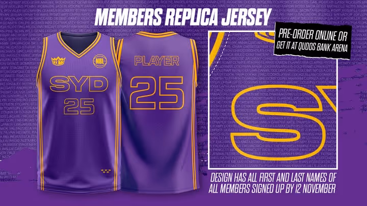 Secure your Kings NBL25 members jerseys now