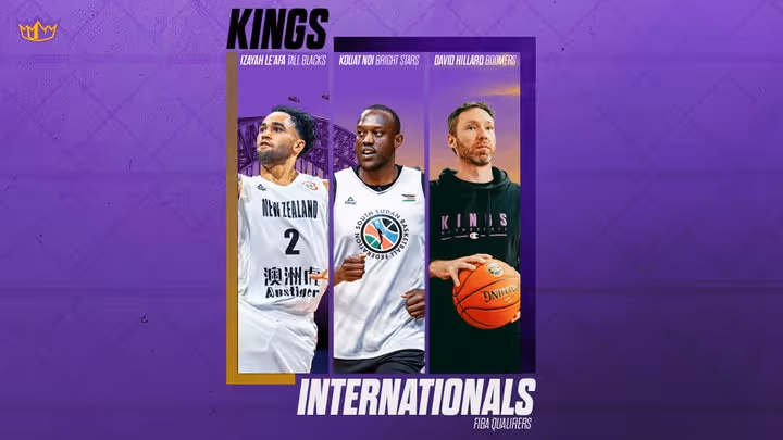 Kings trio set to do countries proud during FIBA Qualifiers