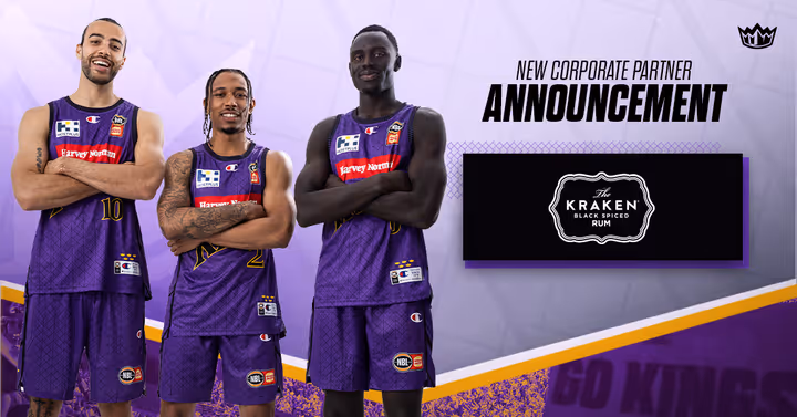 Kings join forces with The Kraken Black Spiced Rum