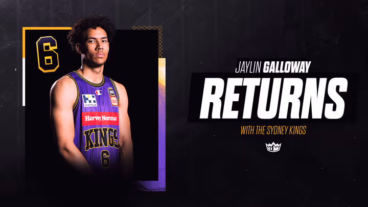 Two-time champion Galloway returns to Kings for NBL25 season