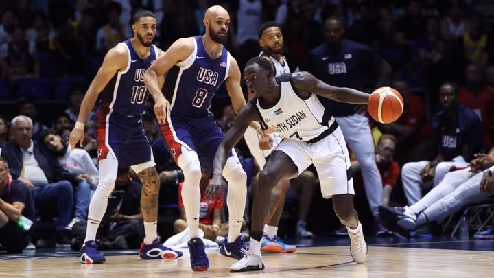 Kuol's South Sudan push Team USA to limits