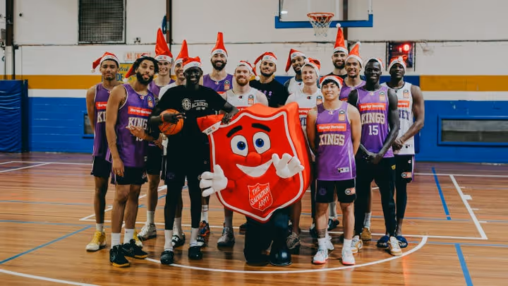 Sydney Kings renew partnership with The Salvation Army to create brighter Christmas