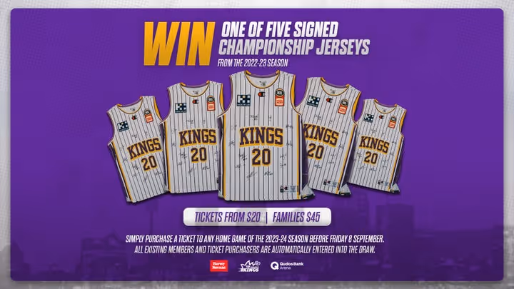 Win one of five signed NBL23 championship jerseys