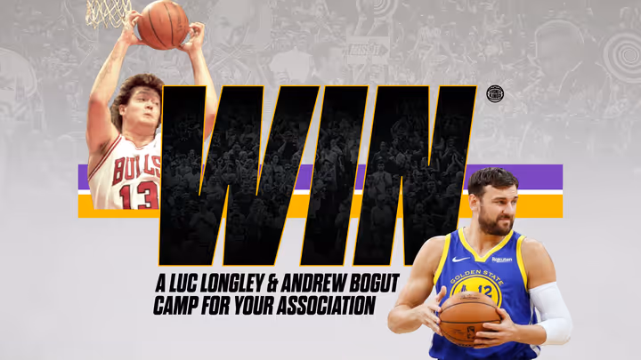 Associations' chance to win a camp with Luc Longley and Andrew Bogut