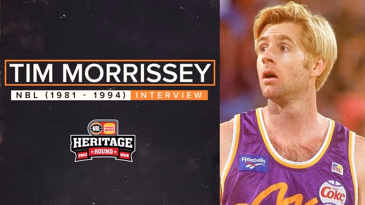 Tim Morrissey reflects during NBL23 Heritage Round