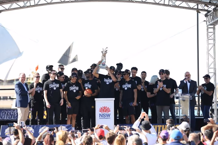 Fans turn out in force for championship celebration