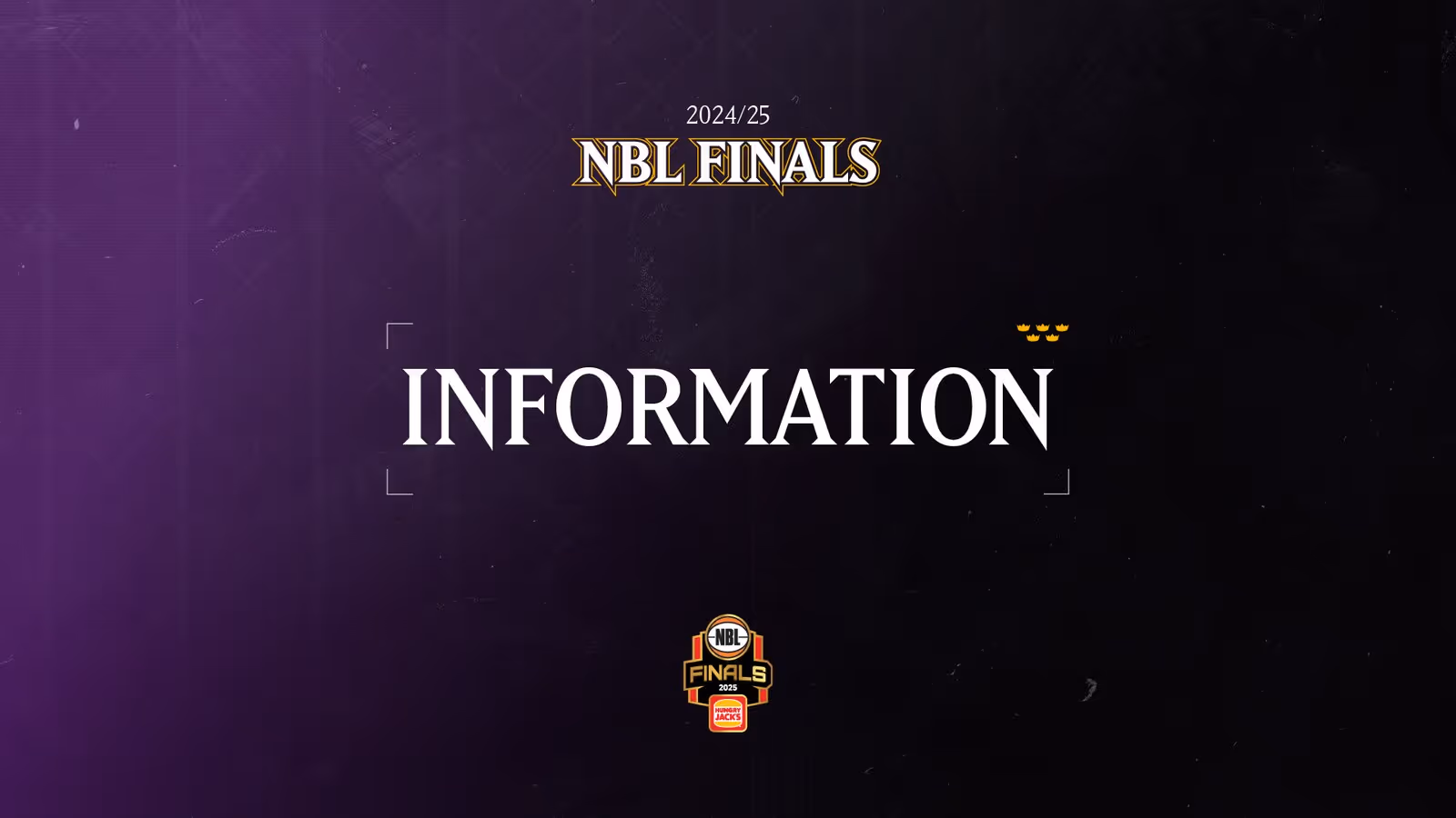 Kings NBL25 Finals information