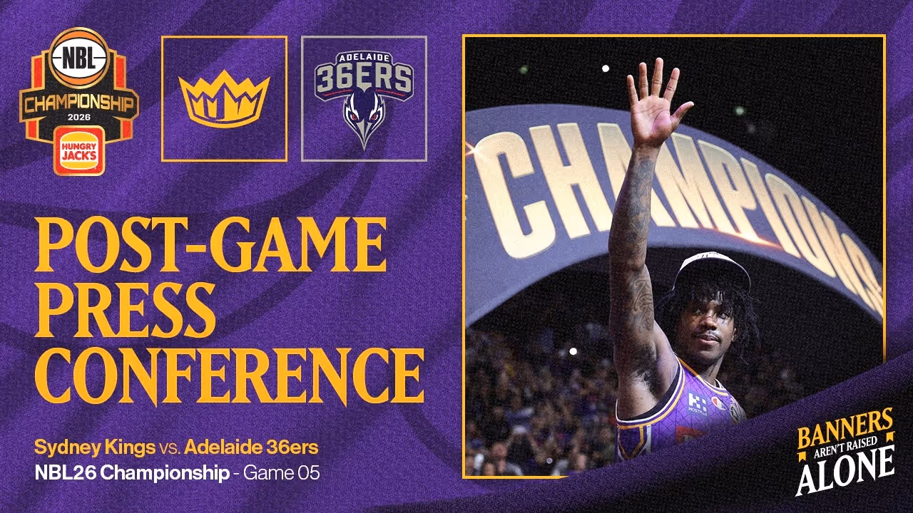 Sydney Kings Press Conference vs 36ers Championship Decider