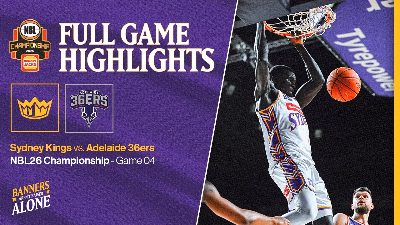 Sydney Kings Highlights vs Adelaide 36ers Championship Game 4