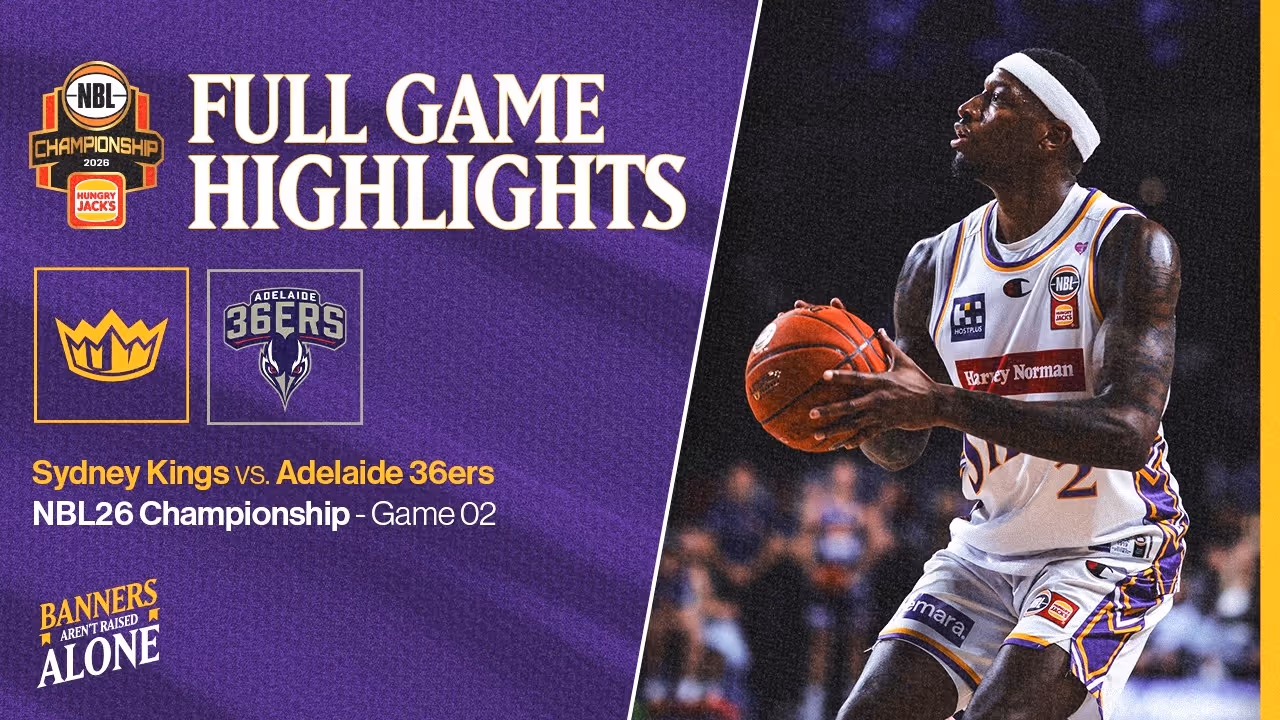 Sydney Kings Highlights vs Adelaide 36ers Championship Series Game 2