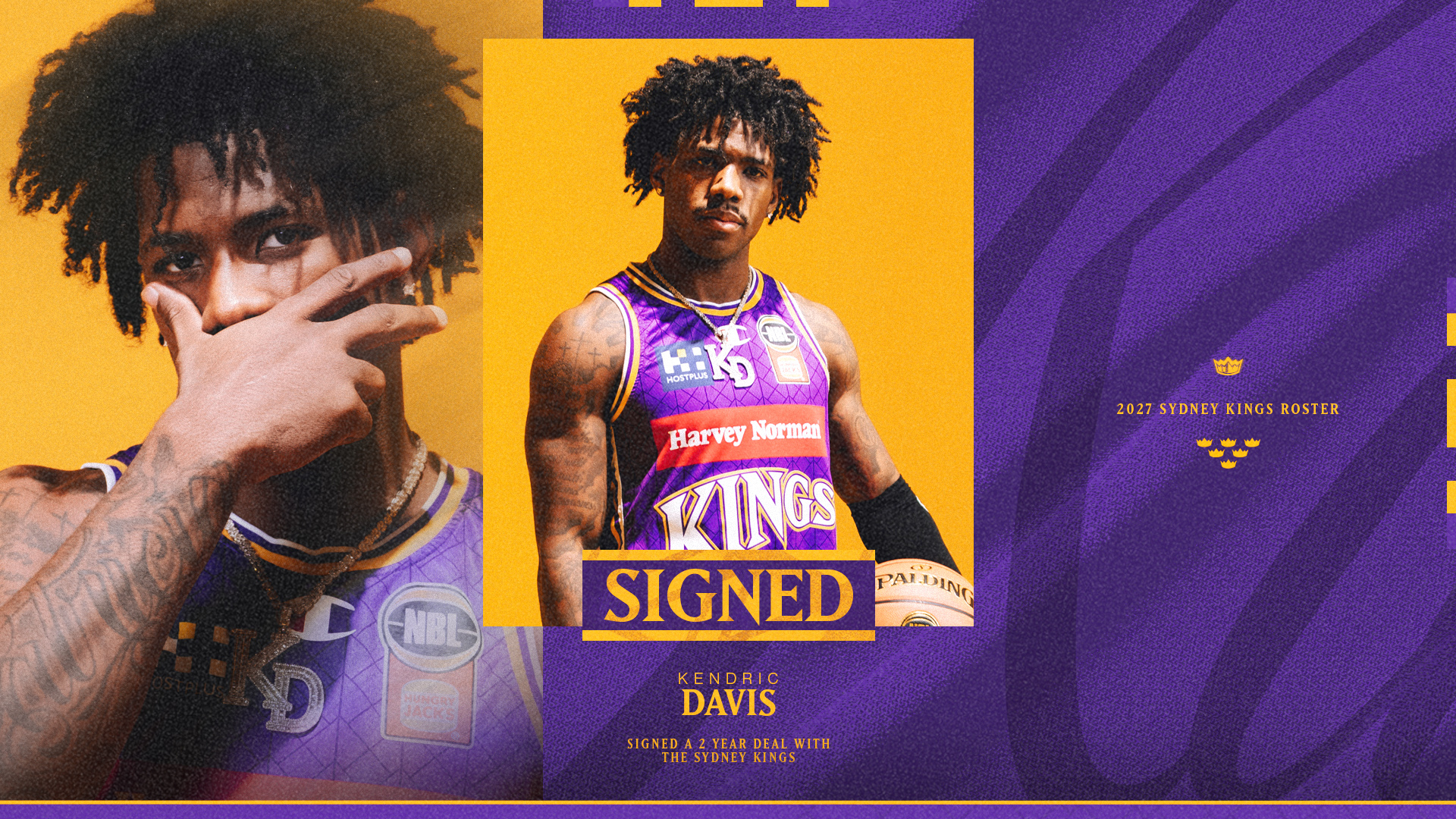 Kings secure championship star Kendric Davis on new two-year deal