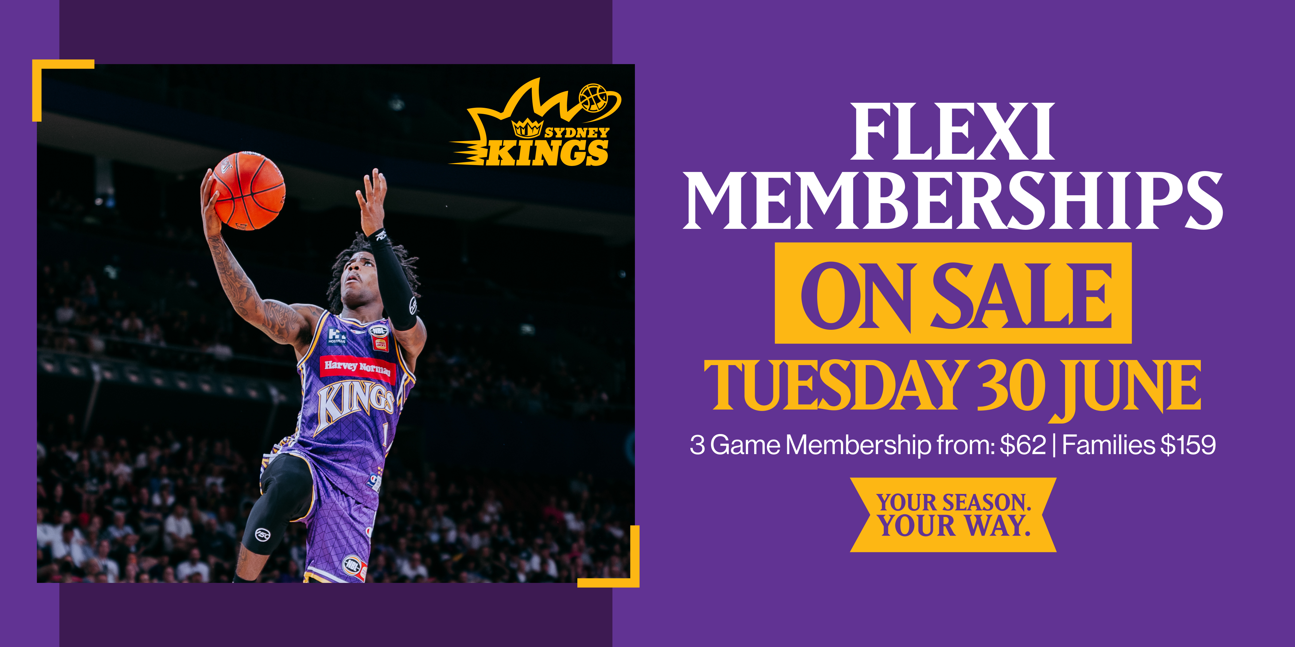Build your season with a Flexi Membership