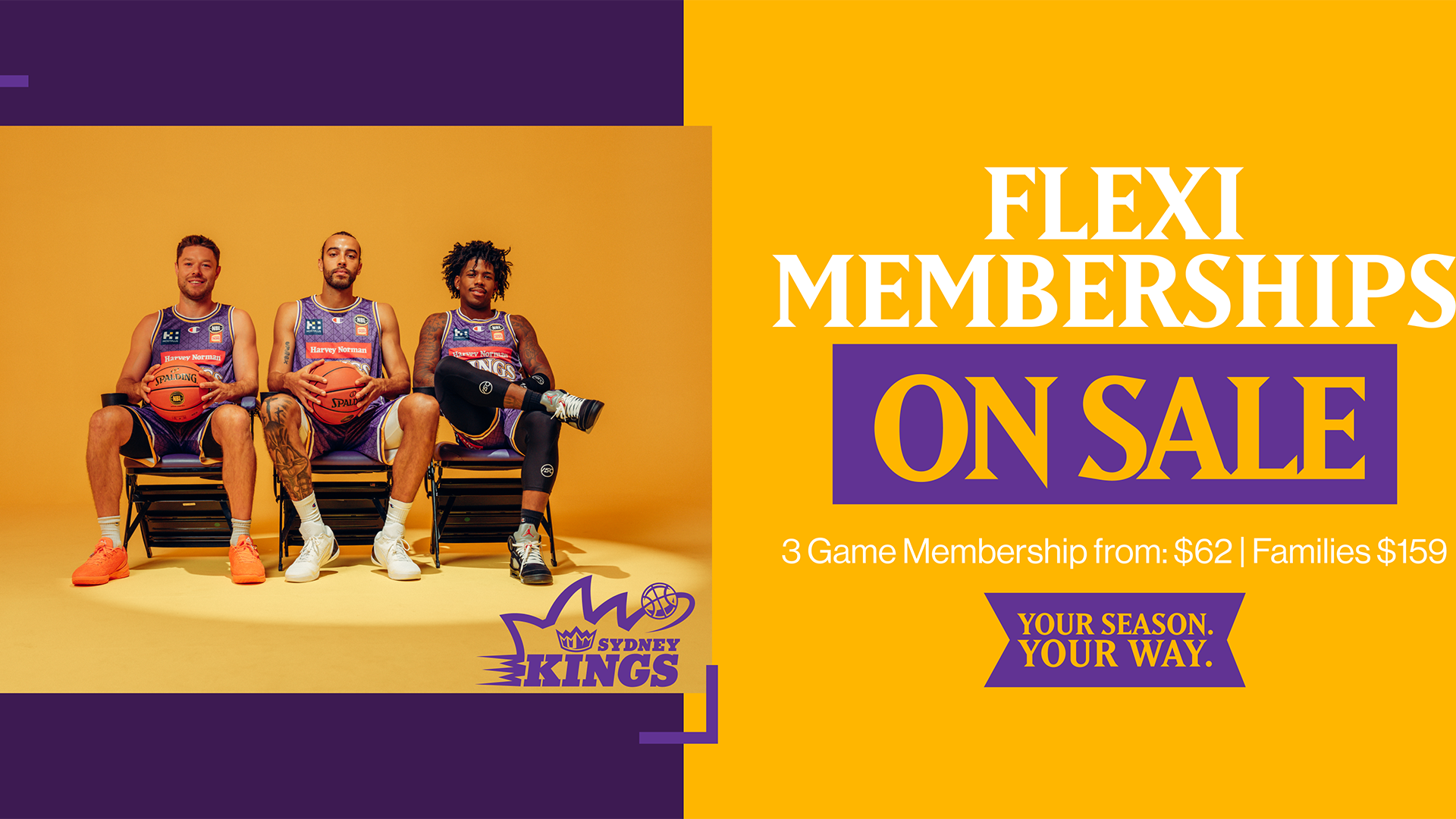 Build your season with a Flexi Membership