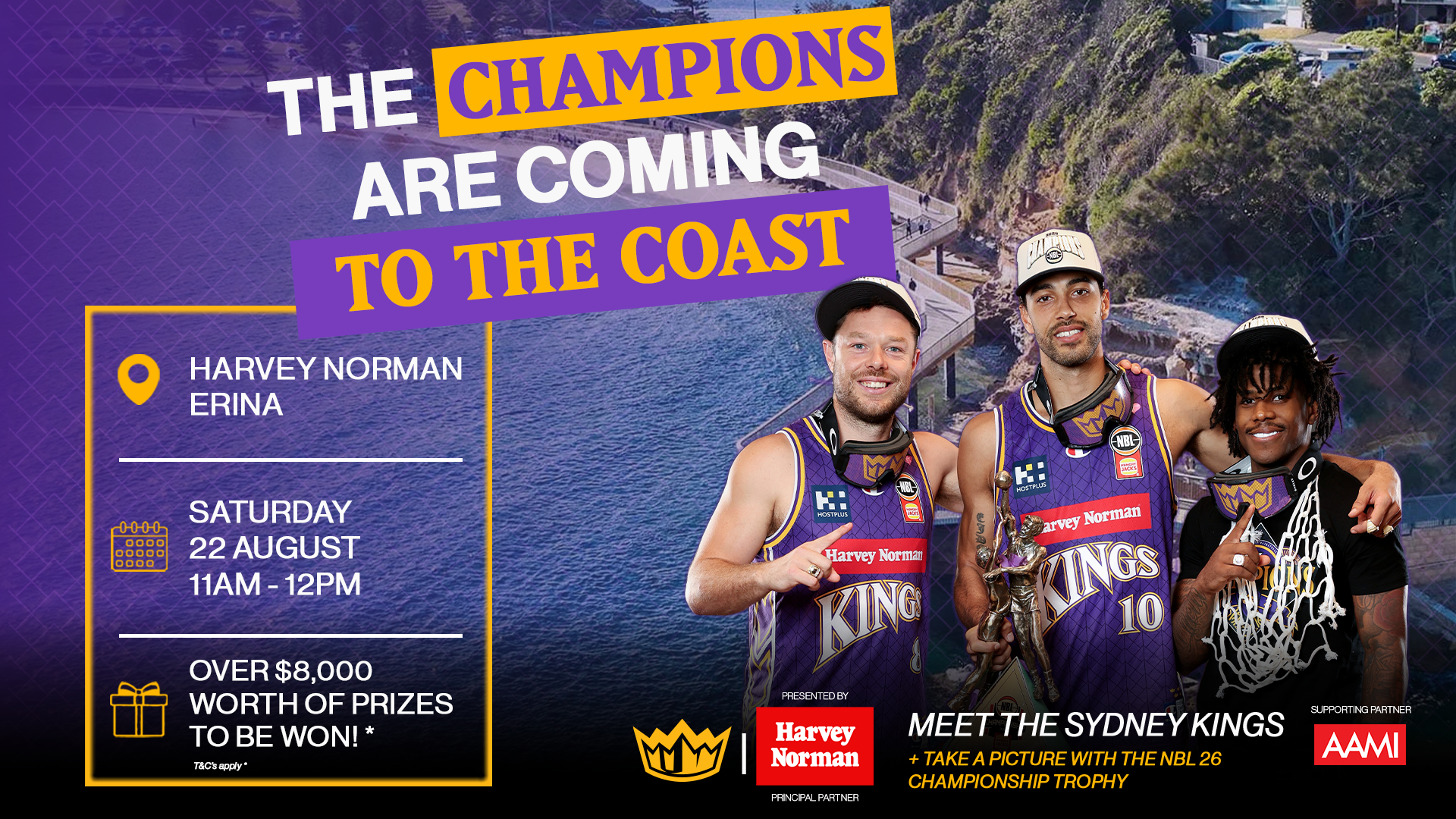 Sydney Kings bringing championship roadshow to the Central Coast