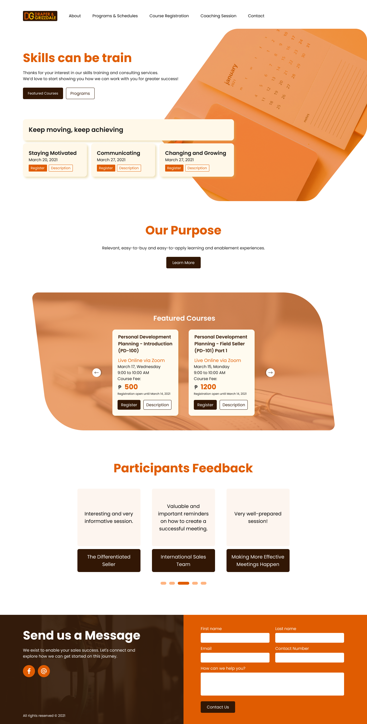 Landing Page UI Design
