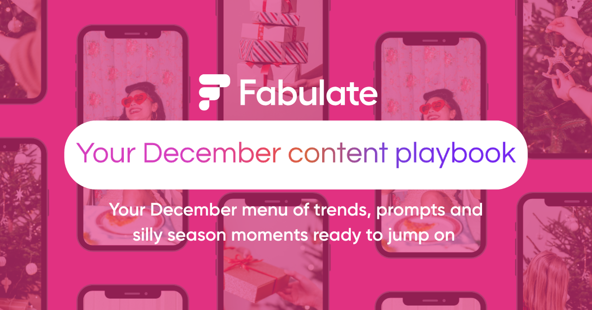 All the trends and content formats filling feeds like Christmas stockings!