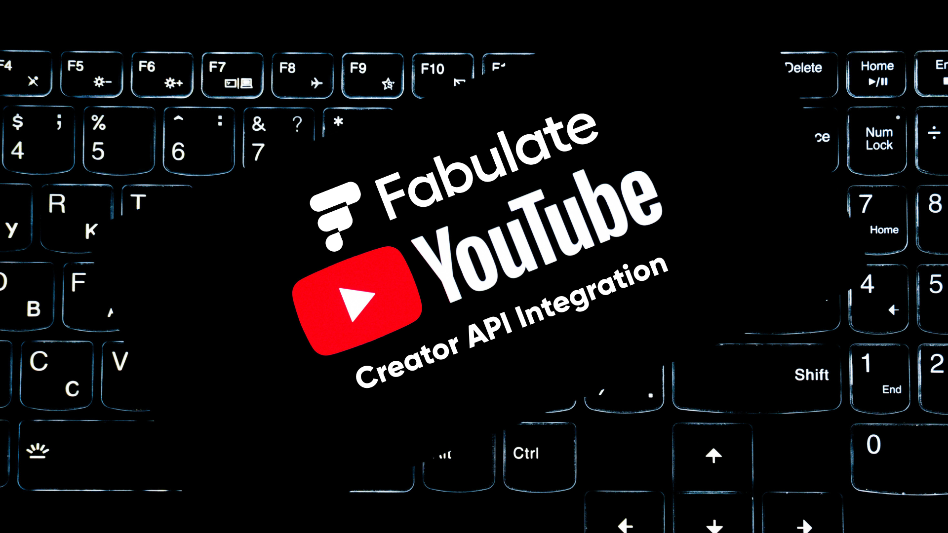 Fabulate integrates the YouTube Creator API into its platform, giving brands verified first-party audience intelligence, structured workflows and measurable performance visibility across every YouTube creator campaign.