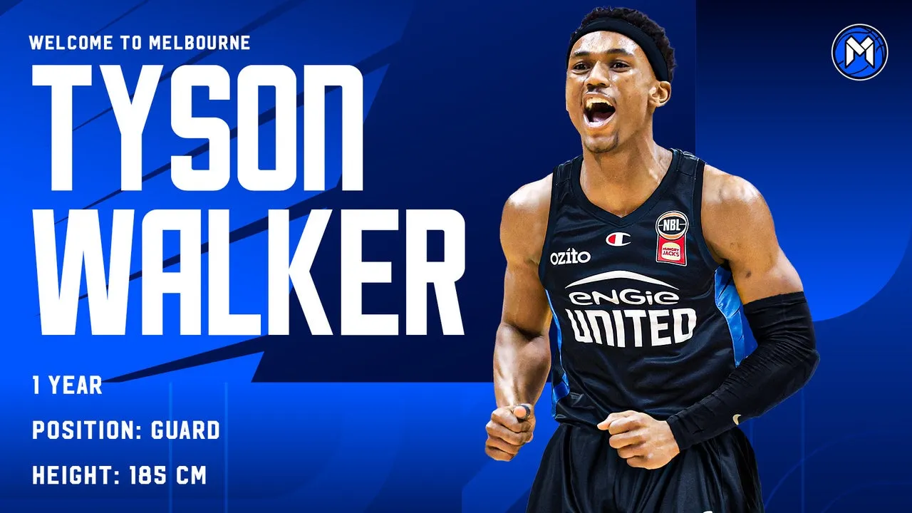 Star Spartan and G-League guard Tyson Walker stands United