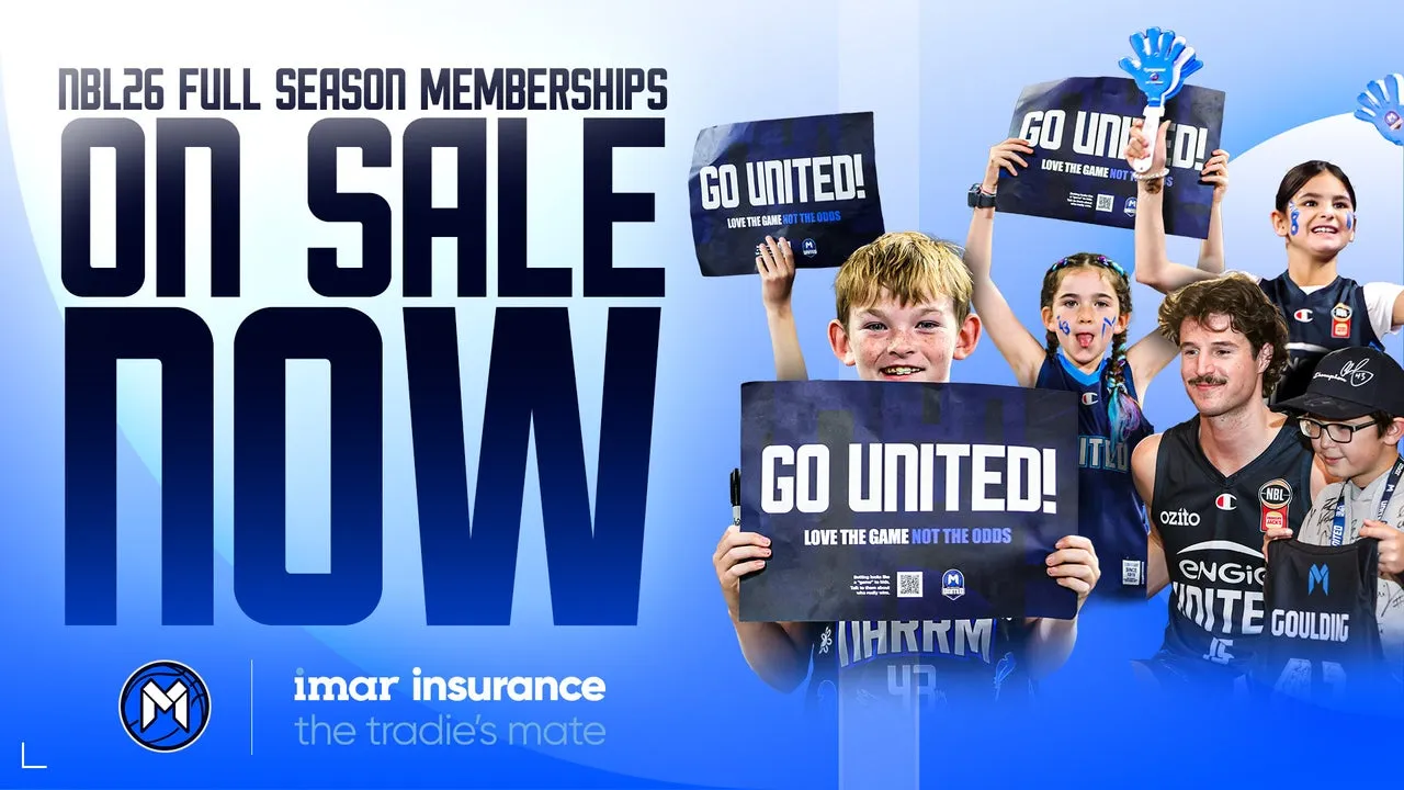Melbourne United NBL26 Memberships ON SALE NOW