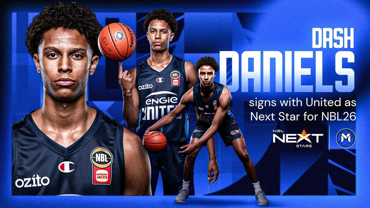 United secure Dash Daniels as Next Star signing for NBL26