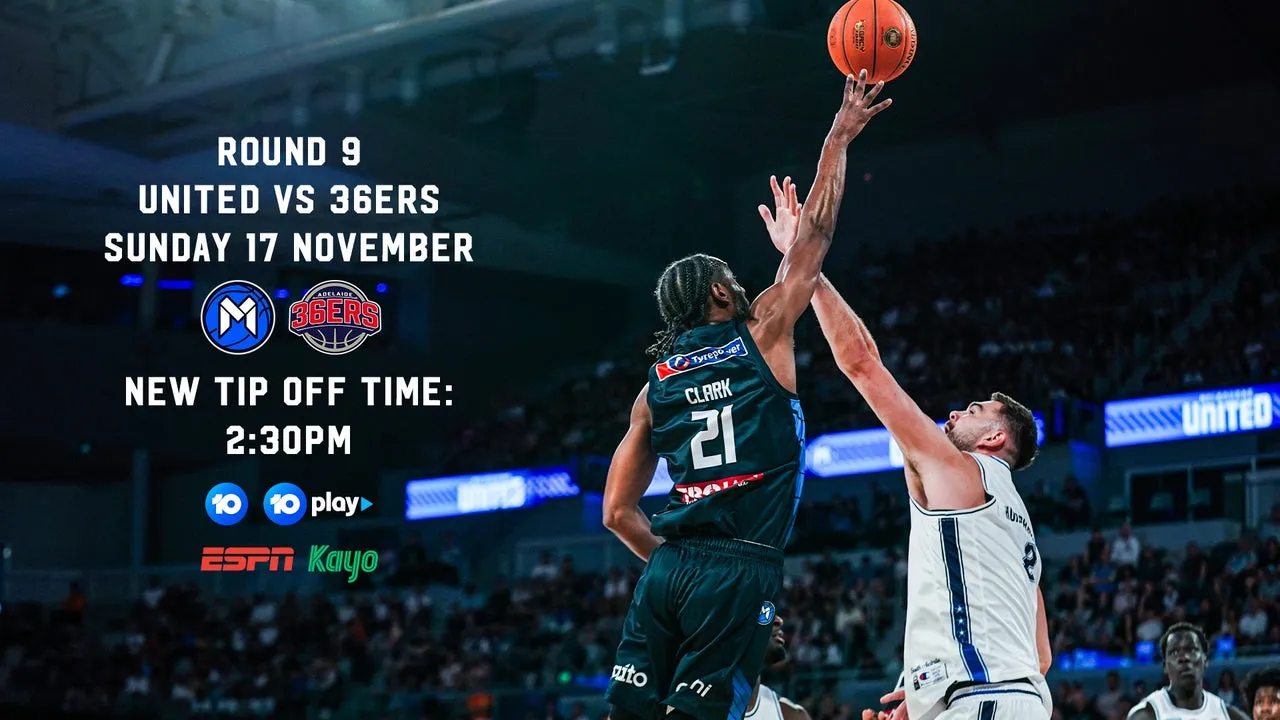 NBL25 Schedule Change - Round 9 tip-off time change