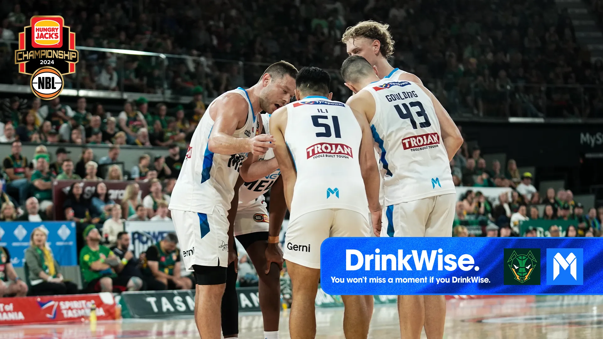 Drinkwise Preview: NBL24 - Championship series, Game 4 v Tasmania JackJumpers
