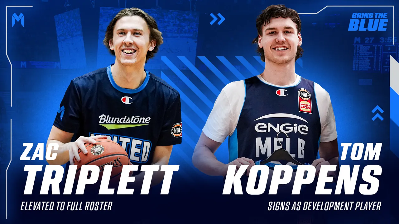 Melbourne United elevate Triplett, sign Koppens as DP for NBL24