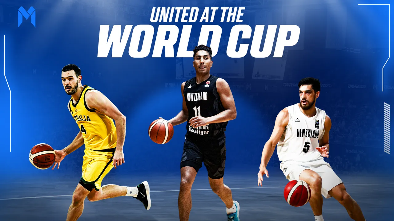 Goulding, Ili, Cameron flying MU flag at FIBA World Cup