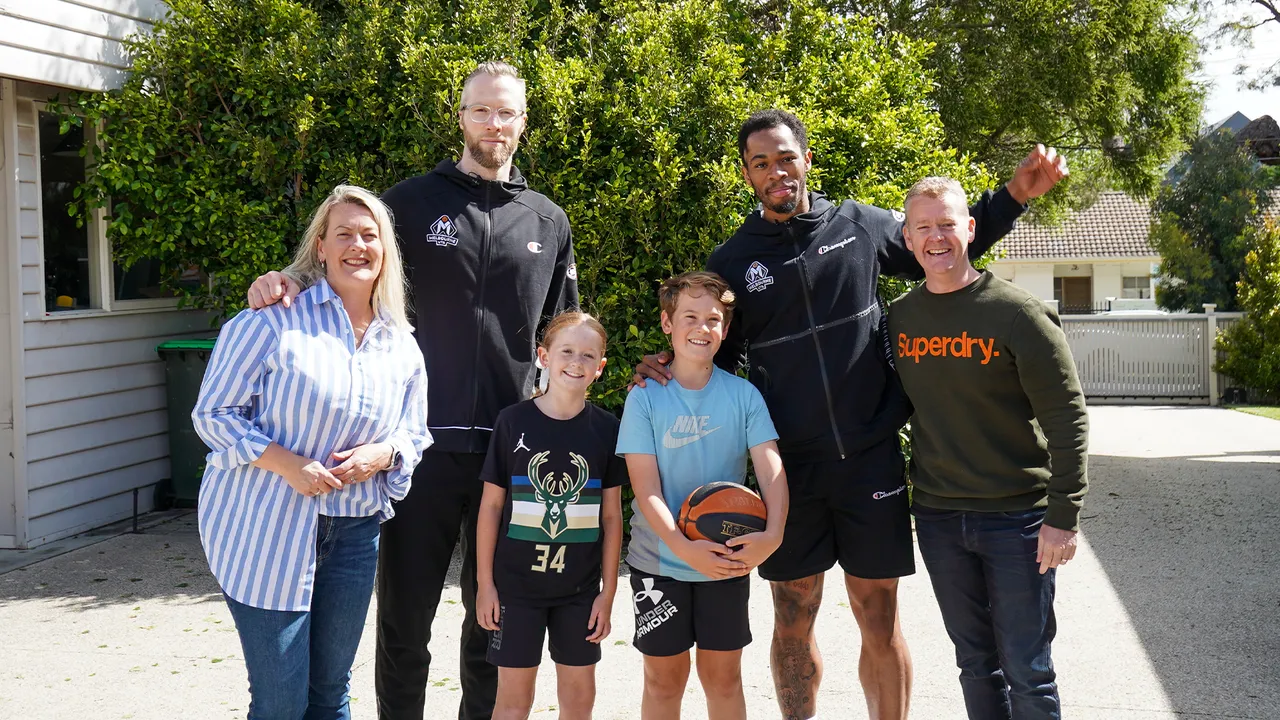 Melbourne United Member Stories - The Cracknell family