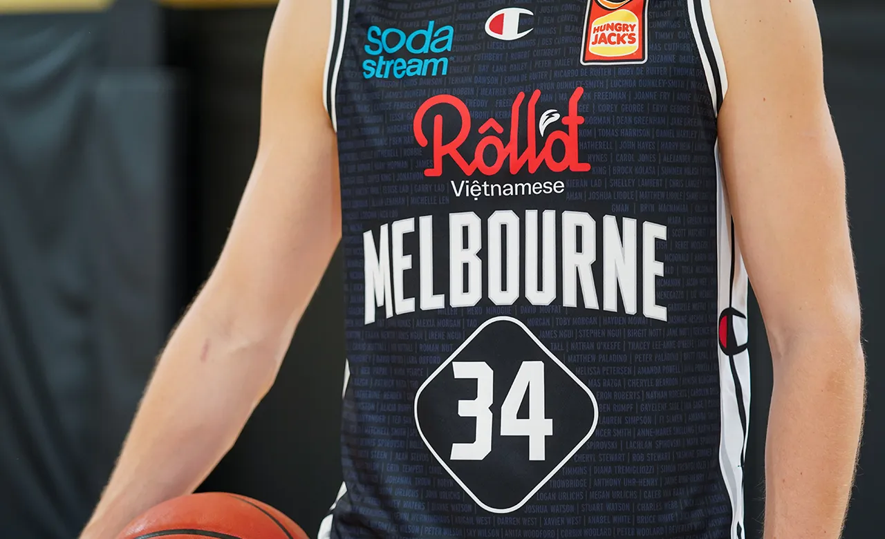 Melbourne United recognise Foundation Members on Heritage Jersey