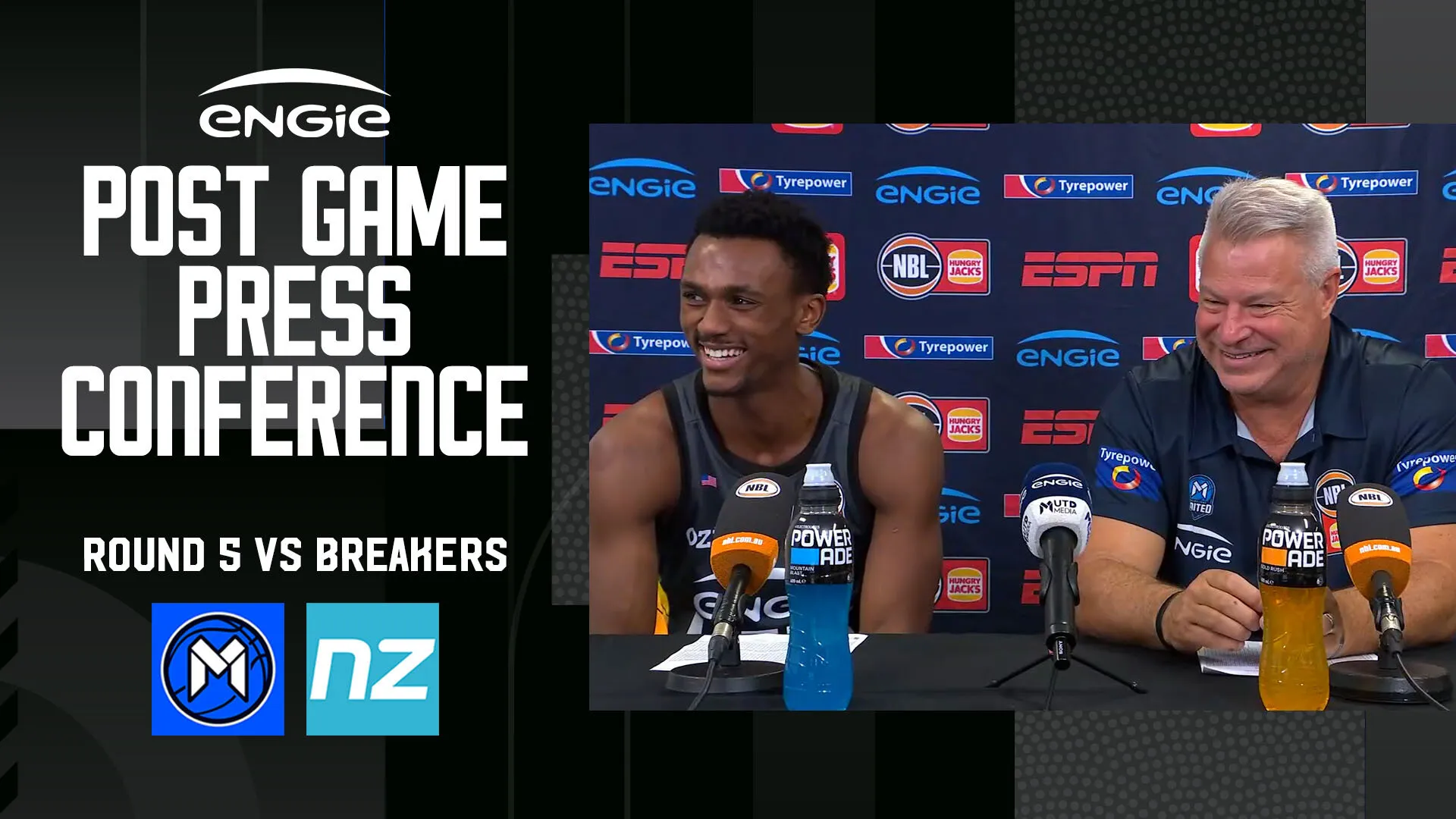 NBL26 Round 5 : United v Breakers - Post-Match Media Conference