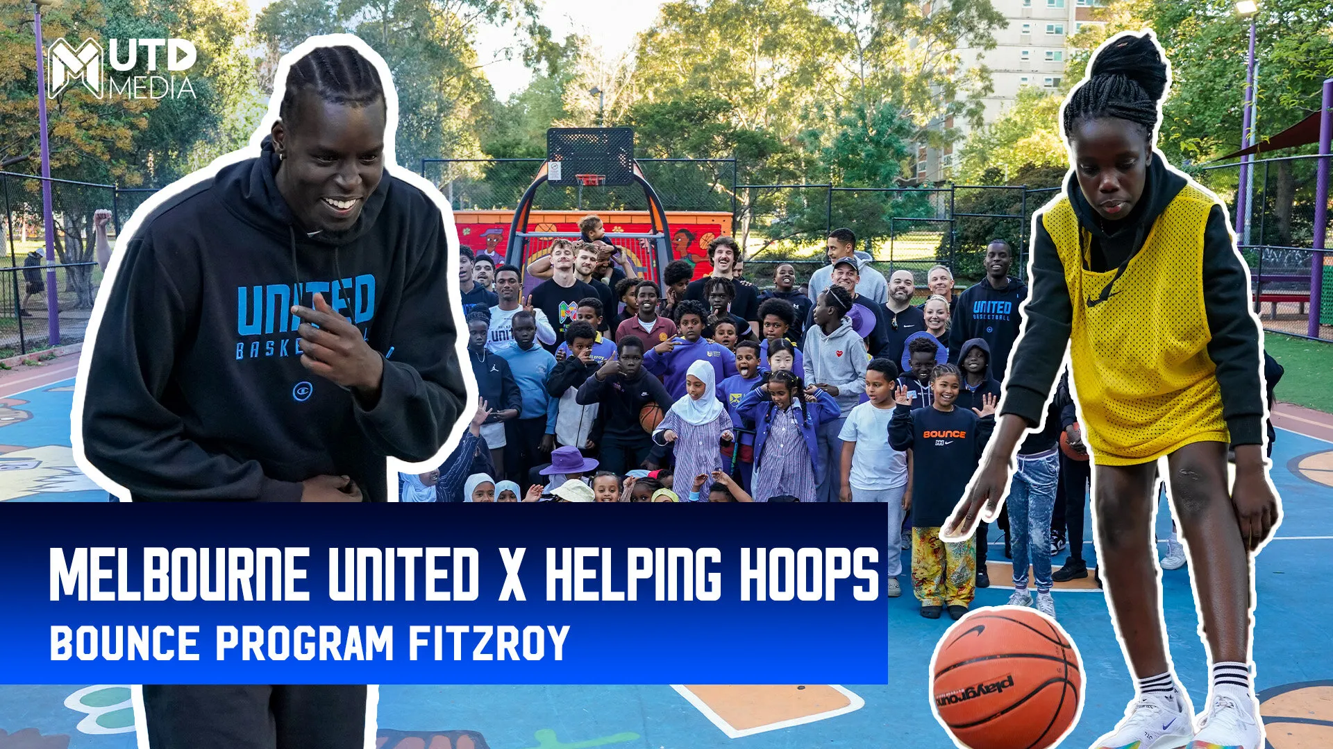 Melbourne United x Helping Hoops - Bounce Program Fitzroy #nbl
