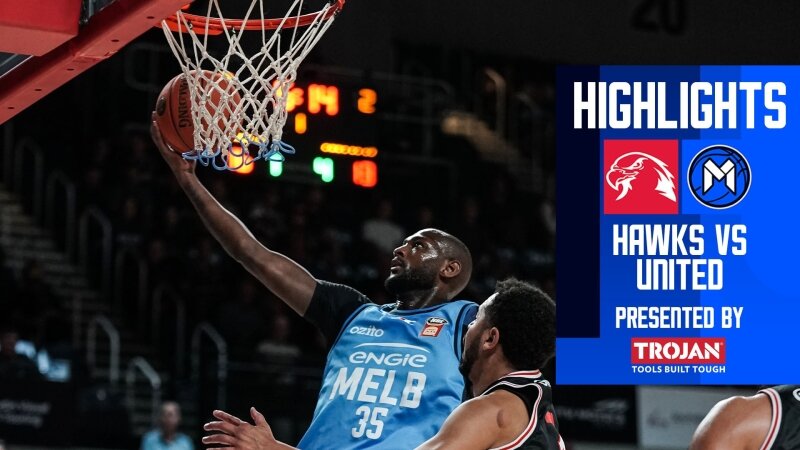 NBL26 Round 8 Highlights - Hawks v United