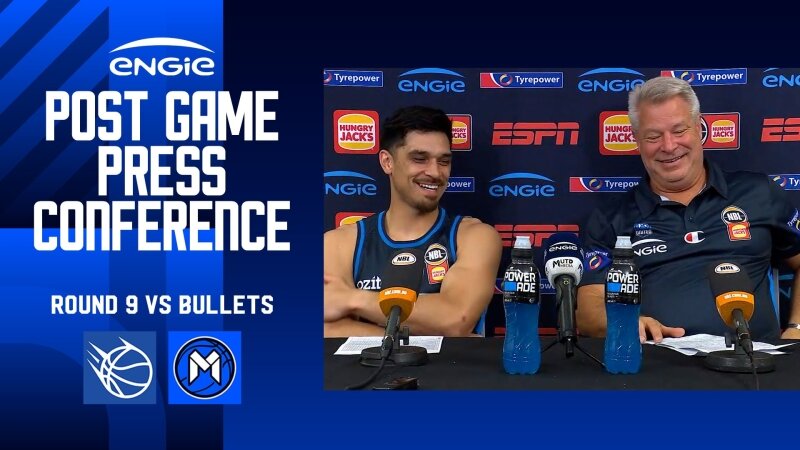 Post game chats with the guys 🎤