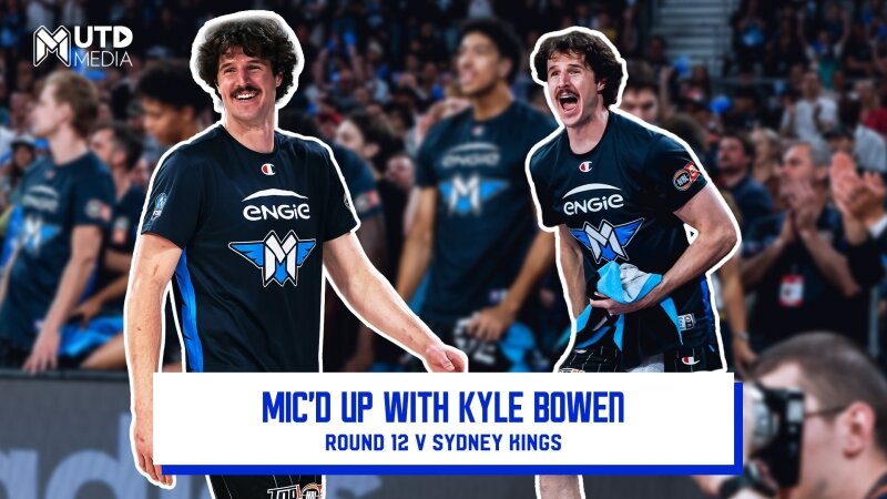 Mic'd Up with Kyle Bowen - Round 12 v Kings #nbl 🎙️💥