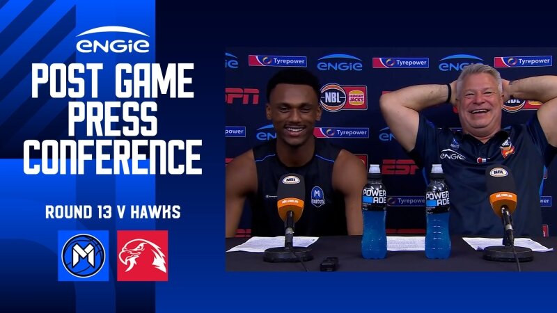 NBL26 Round 13 : United v Hawks - Post-Match Media Conference