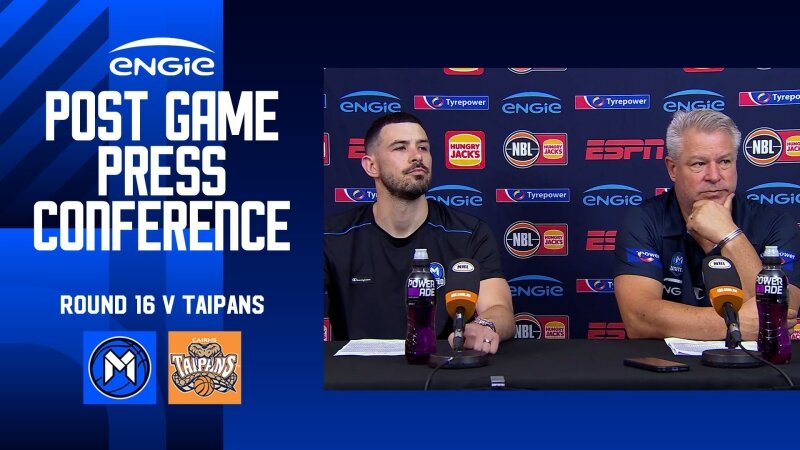 NBL26 Round 16 : United v Taipans - Post-Match Media Conference