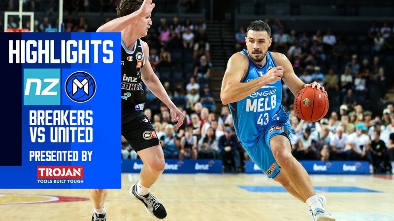 NBL26 Round 19 Highlights - Breakers v United