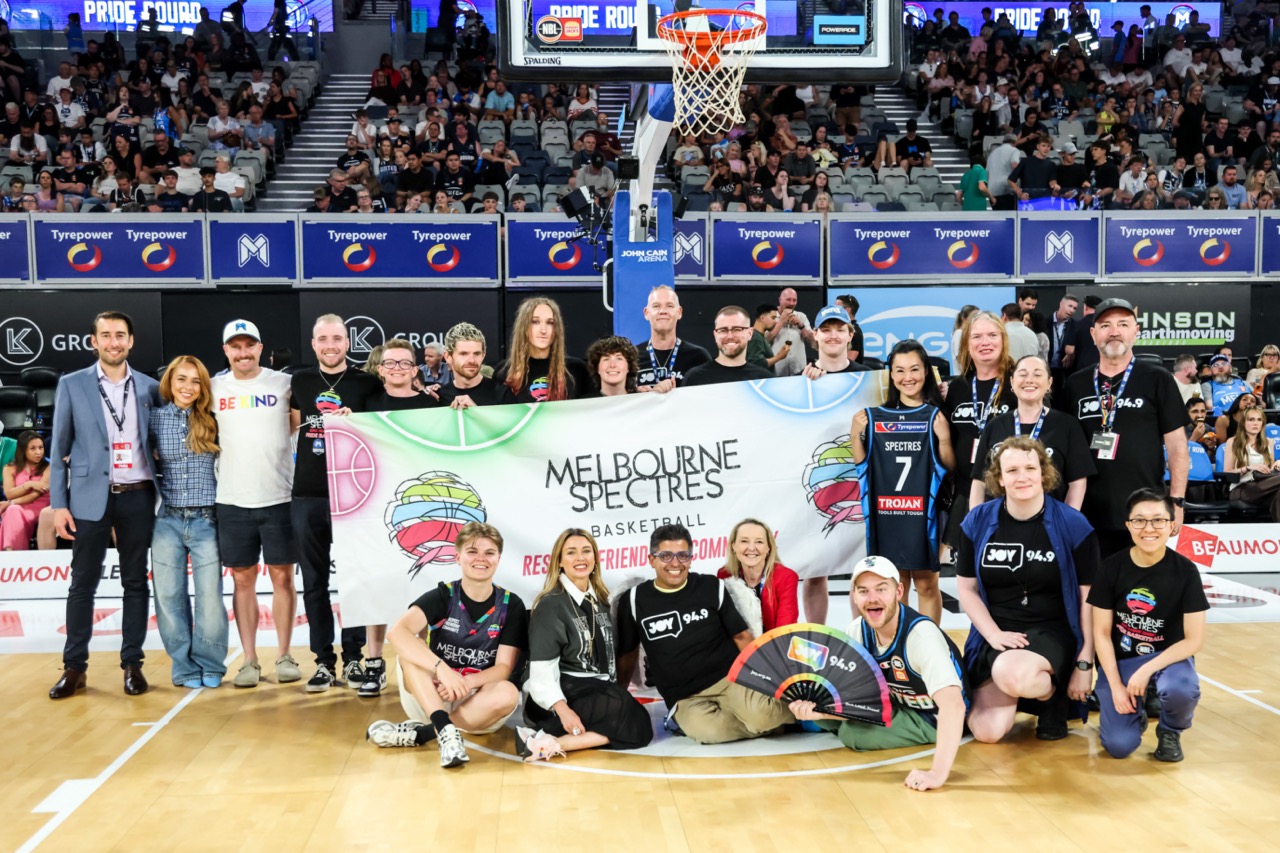 United & Trojan support Melbourne Spectres Pride Community