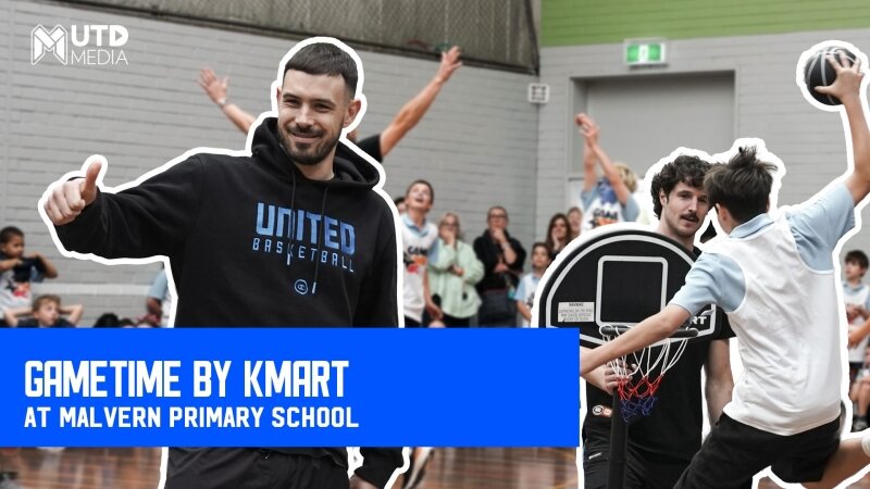 Pro basketballer's vs Primary Students - Gametime by Kmart #nbl