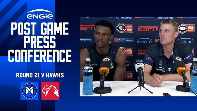 NBL26 Round 21: United v Hawks - Post-Match Media Conference