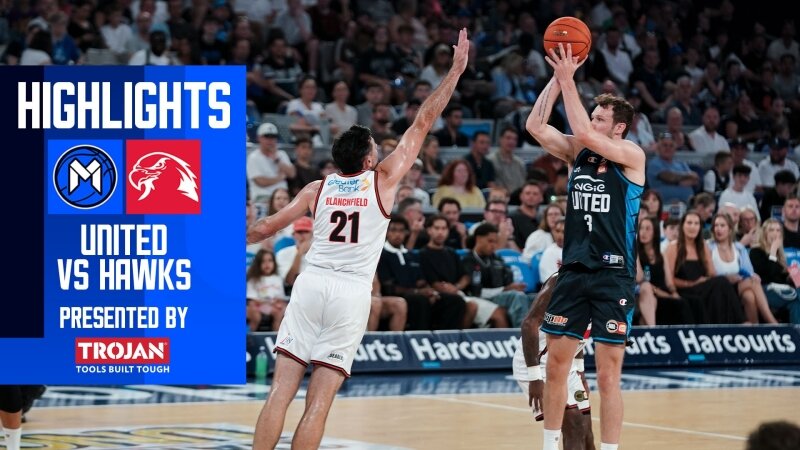 NBL26 Round 21 Highlights - United v Hawks