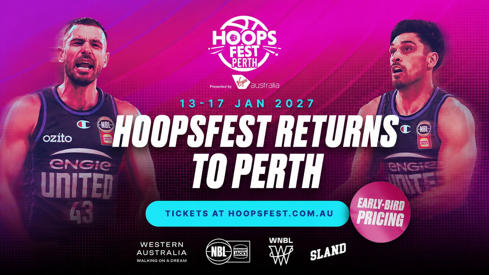 United returns to Perth for NBL27 HoopsFest 