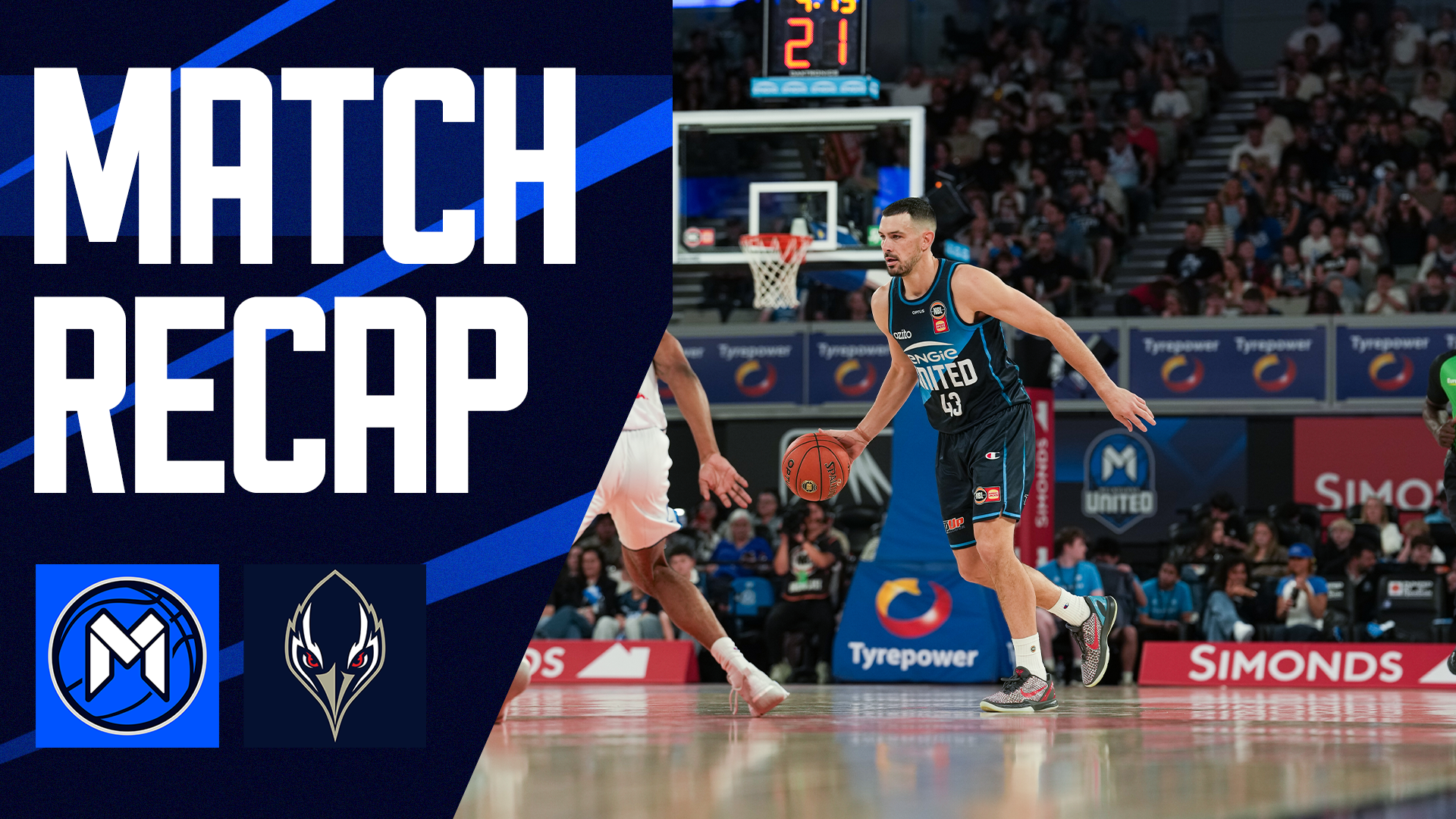 NBL27 Match Recap: Melbourne United vs Adelaide 36ers. 19 September 2026.