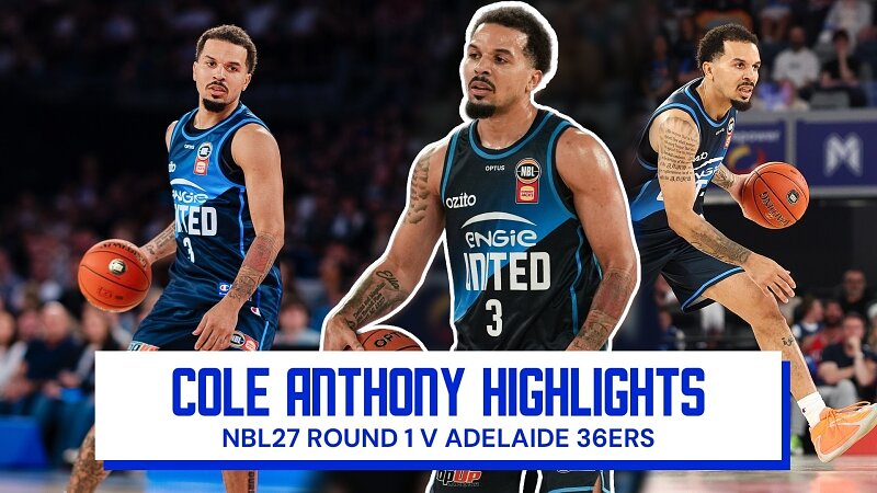 Cole Anthony Highlights - NBL27 Round 1 v 36ers #nbl