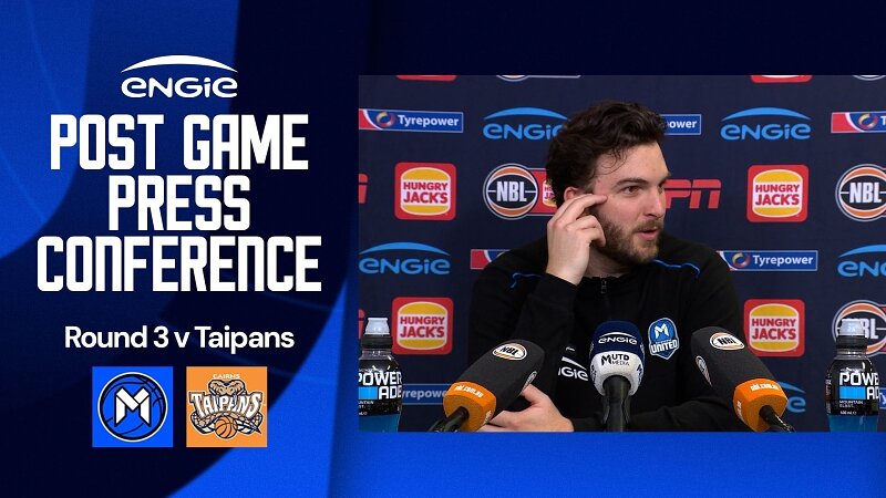 NBL27 Round 3 Post Game Press Conference - United v Taipans